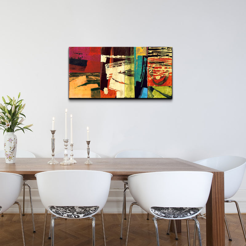 'Abstract' Wrapped Canvas Wall Art - Ready2HangArt