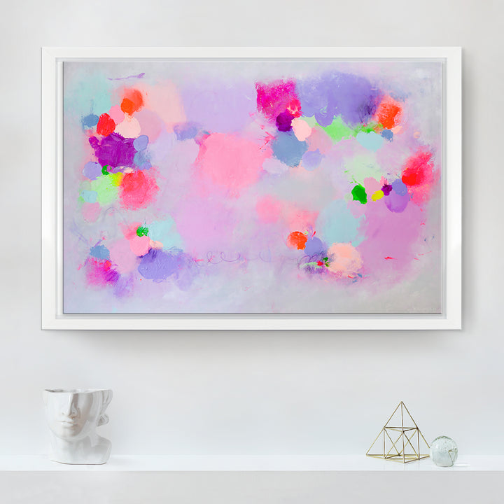 Caught in a Daydream' Framed Canvas Wall Art