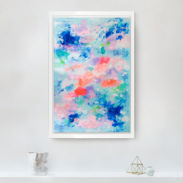 Waking Up in the Sky' Framed Canvas Wall Art