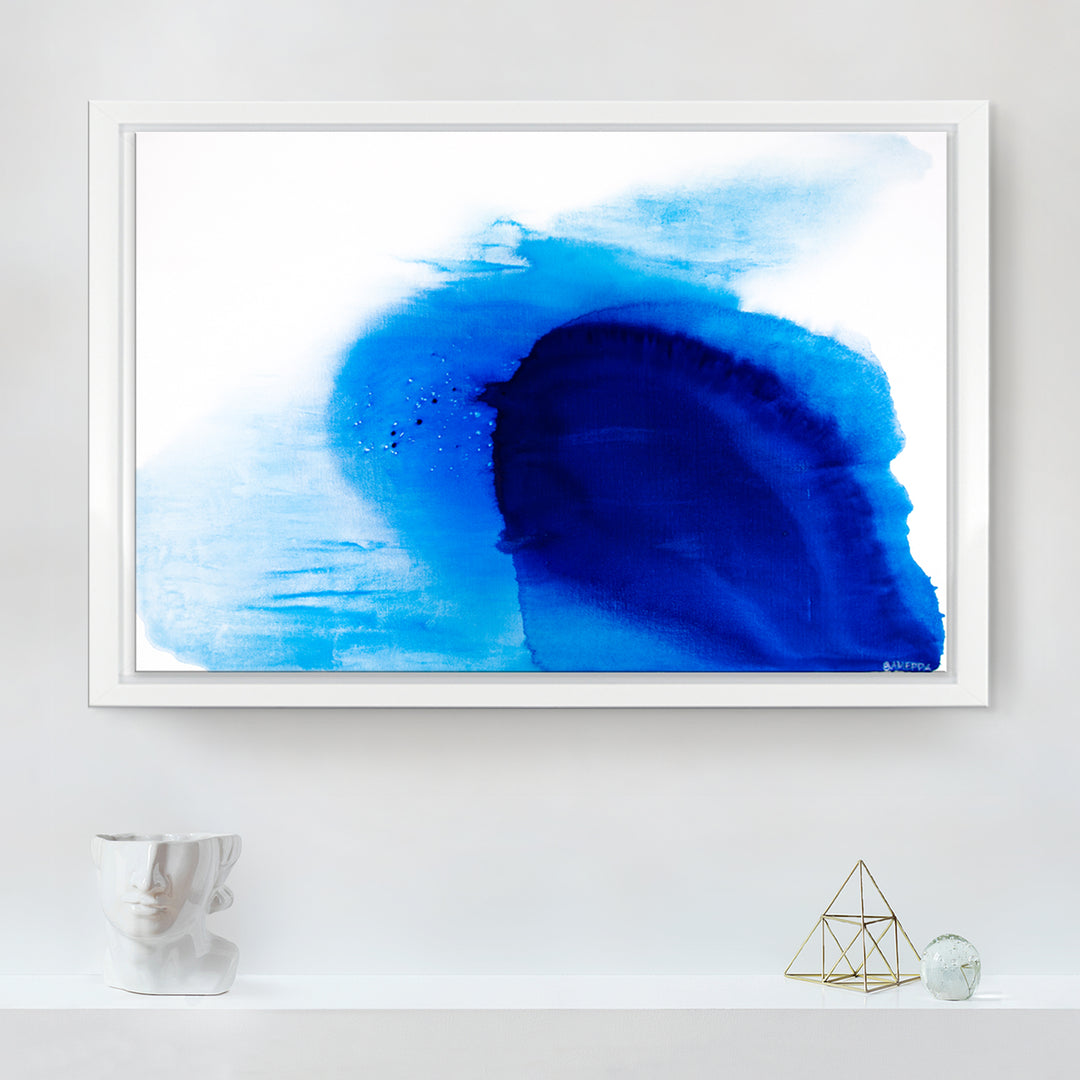 Beyond Time' Framed Canvas Wall Art