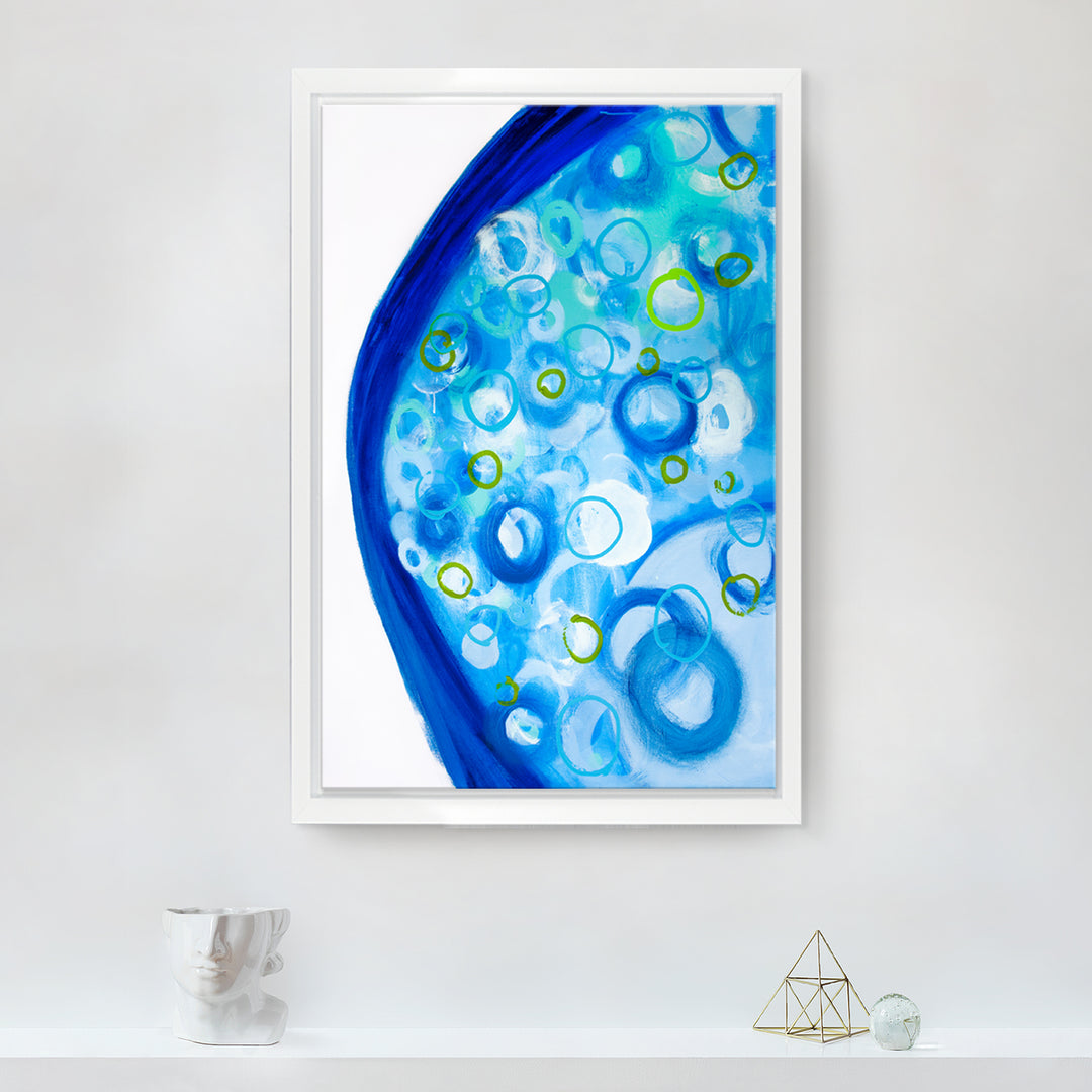 Caught Up in the Rhythm' Framed Canvas Wall Art