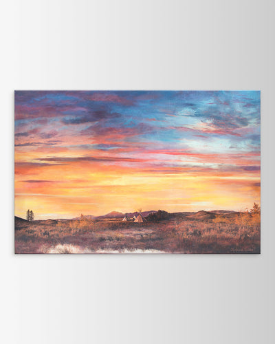 'Crimson Peace' Wall Art