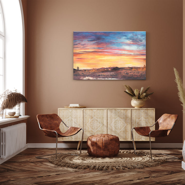 'Crimson Peace' Wall Art