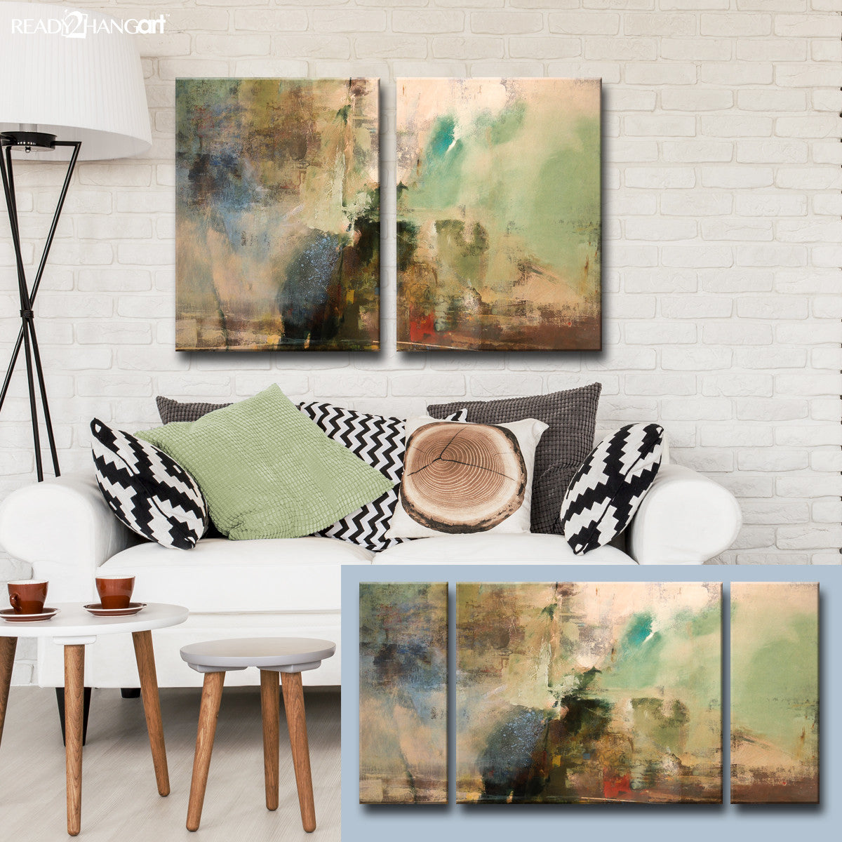 Smash XVIIII' 2 Piece Wrapped Canvas Wall Art Set – Ready2HangArt