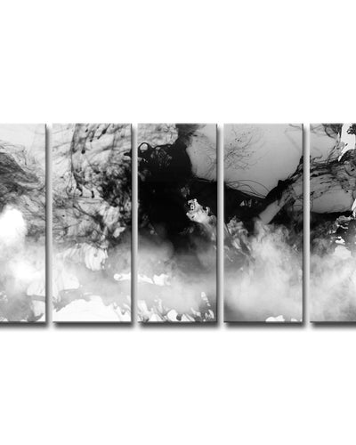 Glitzy Mist No. 21' Wrapped Canvas Wall Art Set