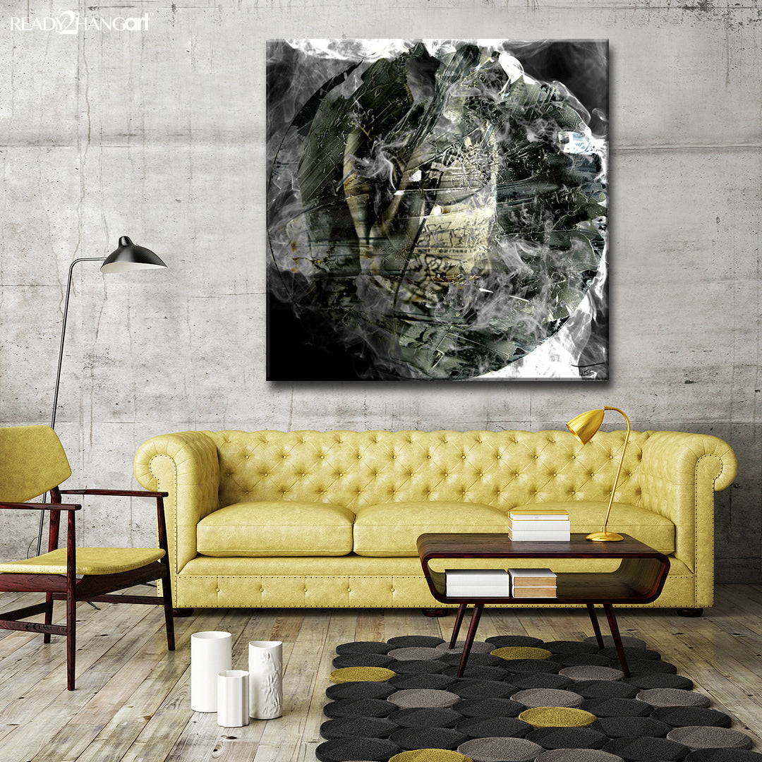 Glitzy Mist XXIV' Wrapped Canvas Wall Art Set