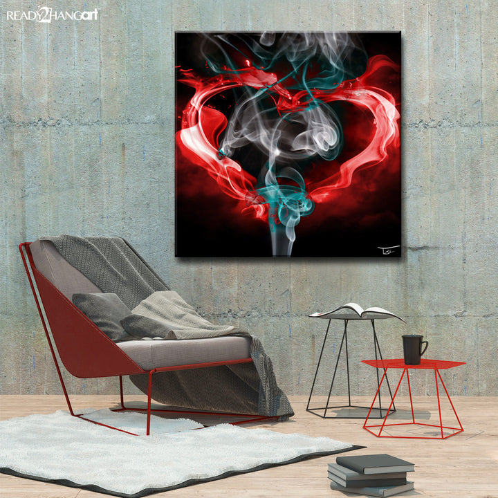Glitzy Mist XXX' Wrapped Canvas Wall Art Set