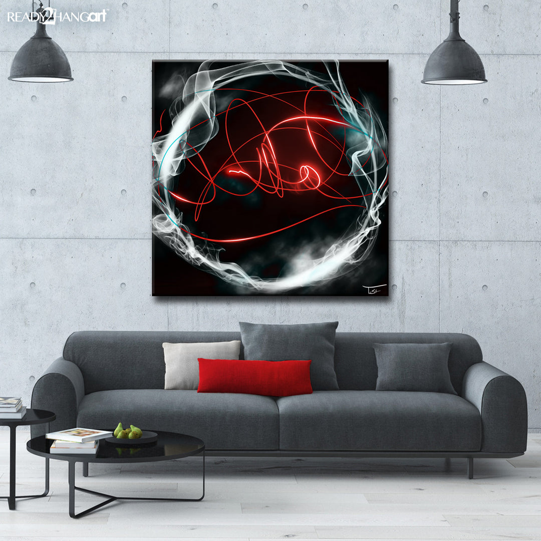 Glitzy Mist III' Wrapped Canvas Wall Art Set