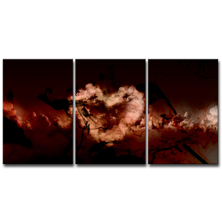 Glitzy Mist XXXVII' Wrapped Canvas Wall Art Set