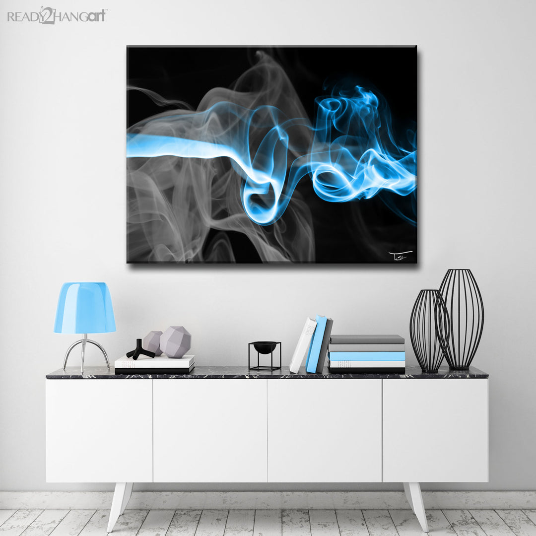 Glitzy Mist XLIX' Wrapped Canvas Wall Art Set
