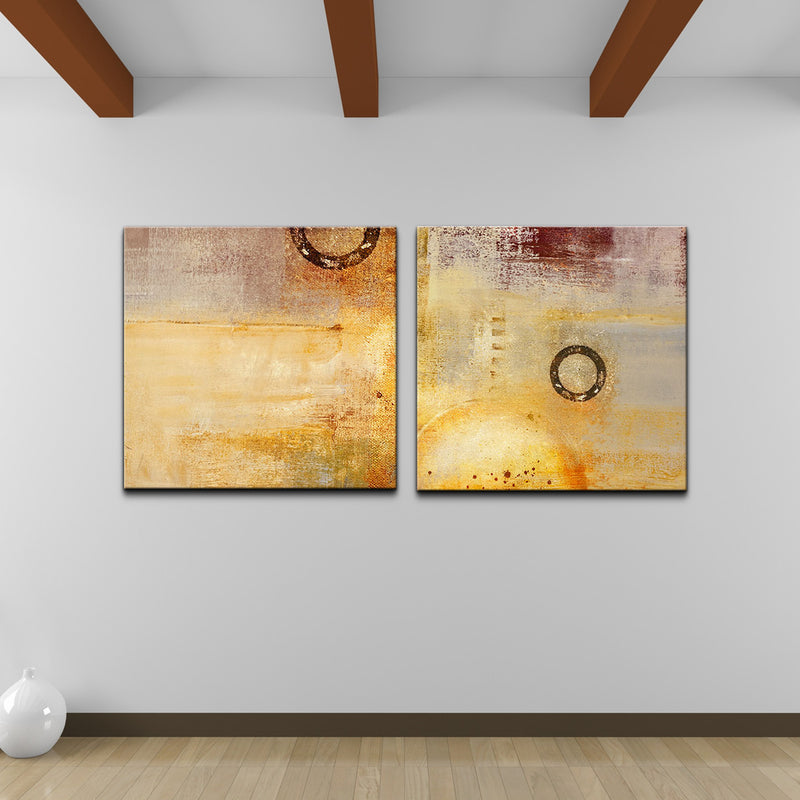 Abstract Spa XXII' 2 Piece Wrapped Canvas Wall Art Set