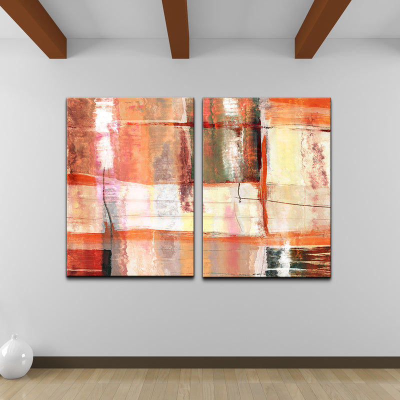 Abstract Spa XXXII' 2 Piece Wrapped Canvas Wall Art Set