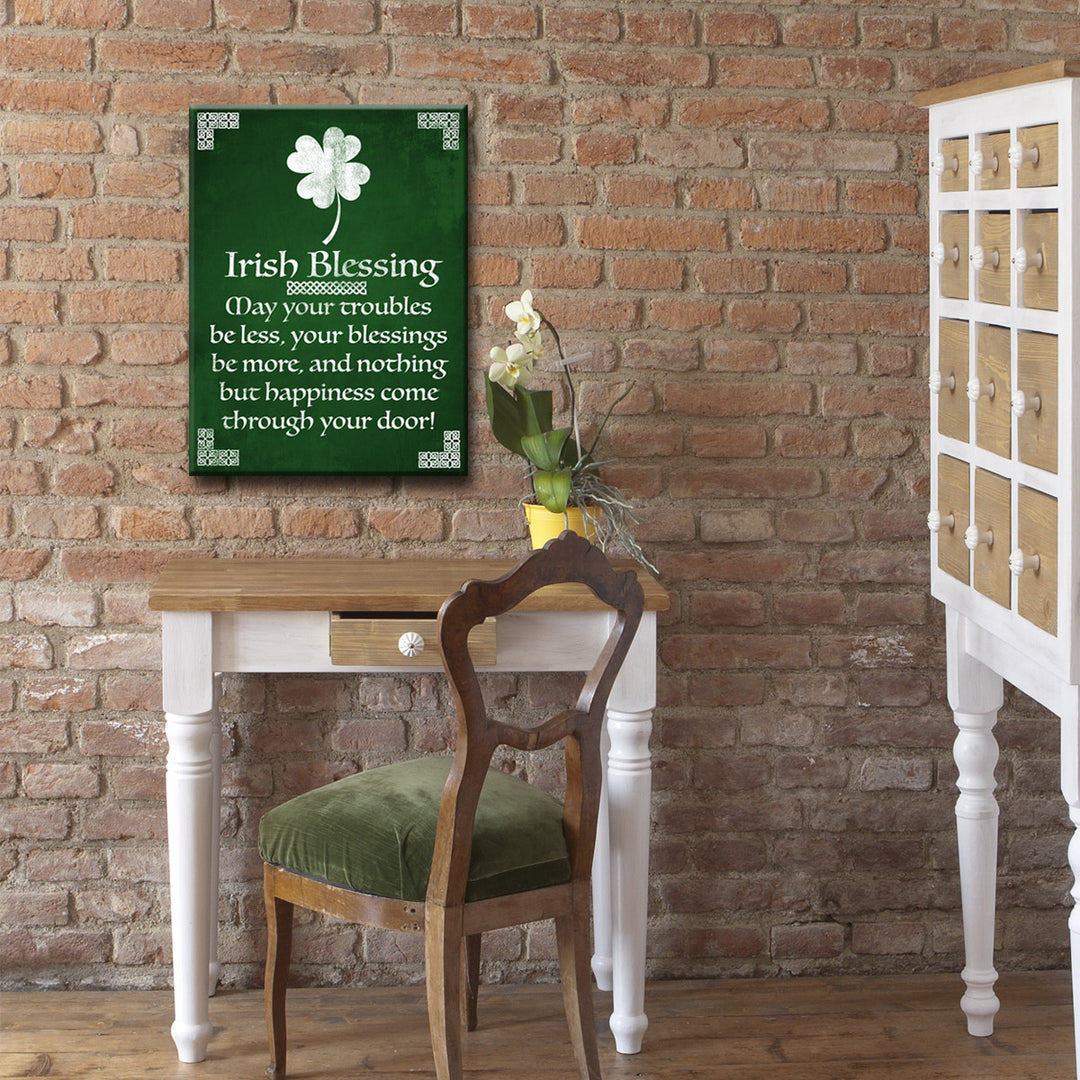 Irish Blessing' Wrapped Canvas Wall Art