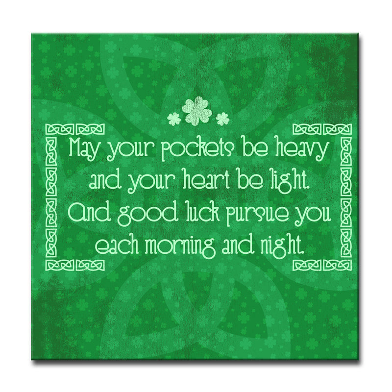 Good Old Irish Luck ' Wrapped Canvas Wall Art