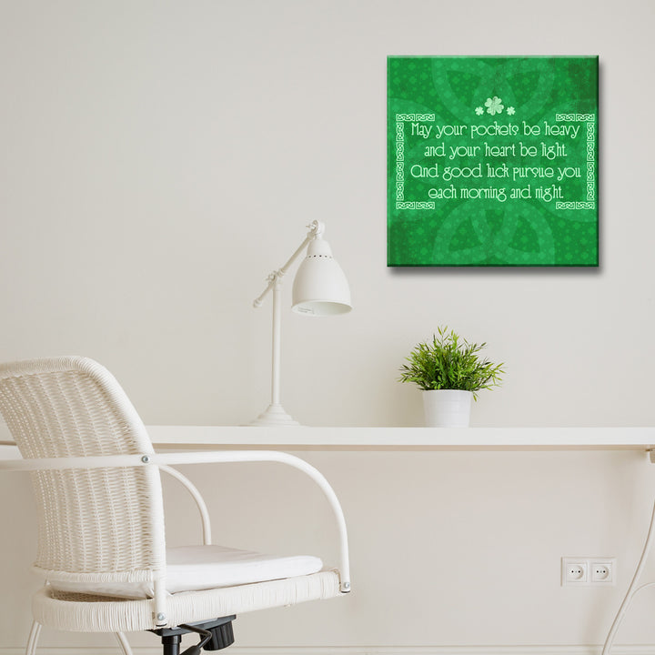 Good Old Irish Luck ' Wrapped Canvas Wall Art