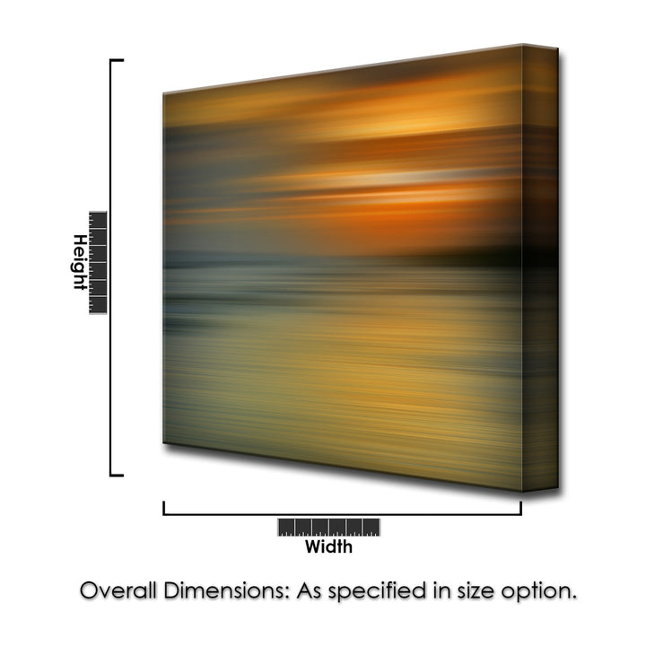 Blur Stripes XII' Wrapped Canvas Wall Art