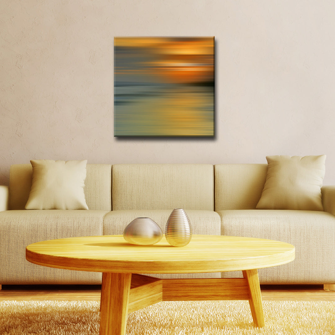 Blur Stripes XII' Wrapped Canvas Wall Art