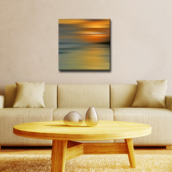 Blur Stripes XII' Wrapped Canvas Wall Art