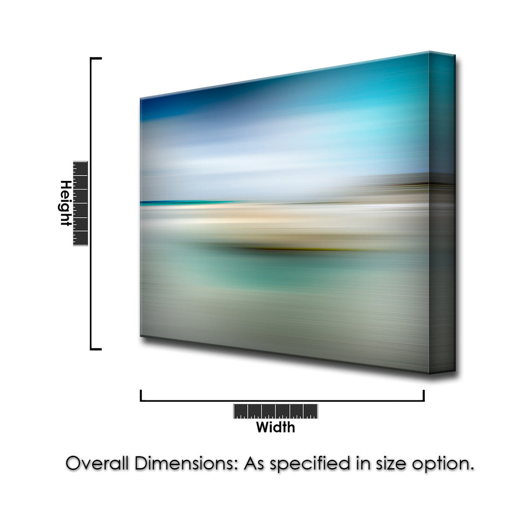 Blur Stripes XIII' Wrapped Canvas Wall Art