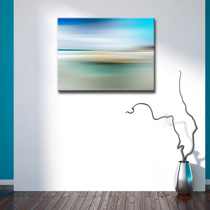 Blur Stripes XIII' Wrapped Canvas Wall Art