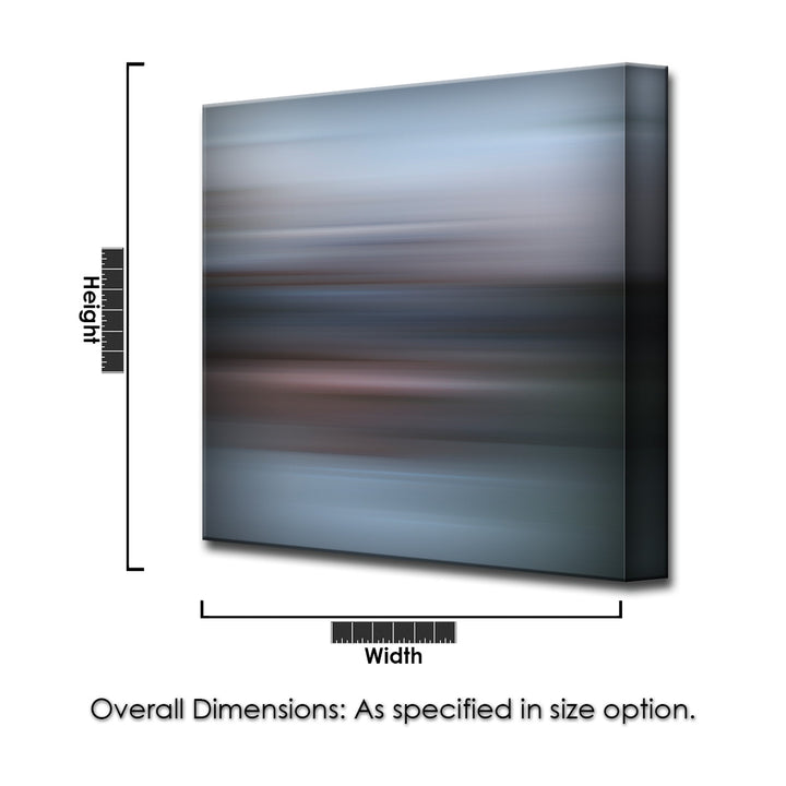 Blur Stripes XVI' Wrapped Canvas Wall Art