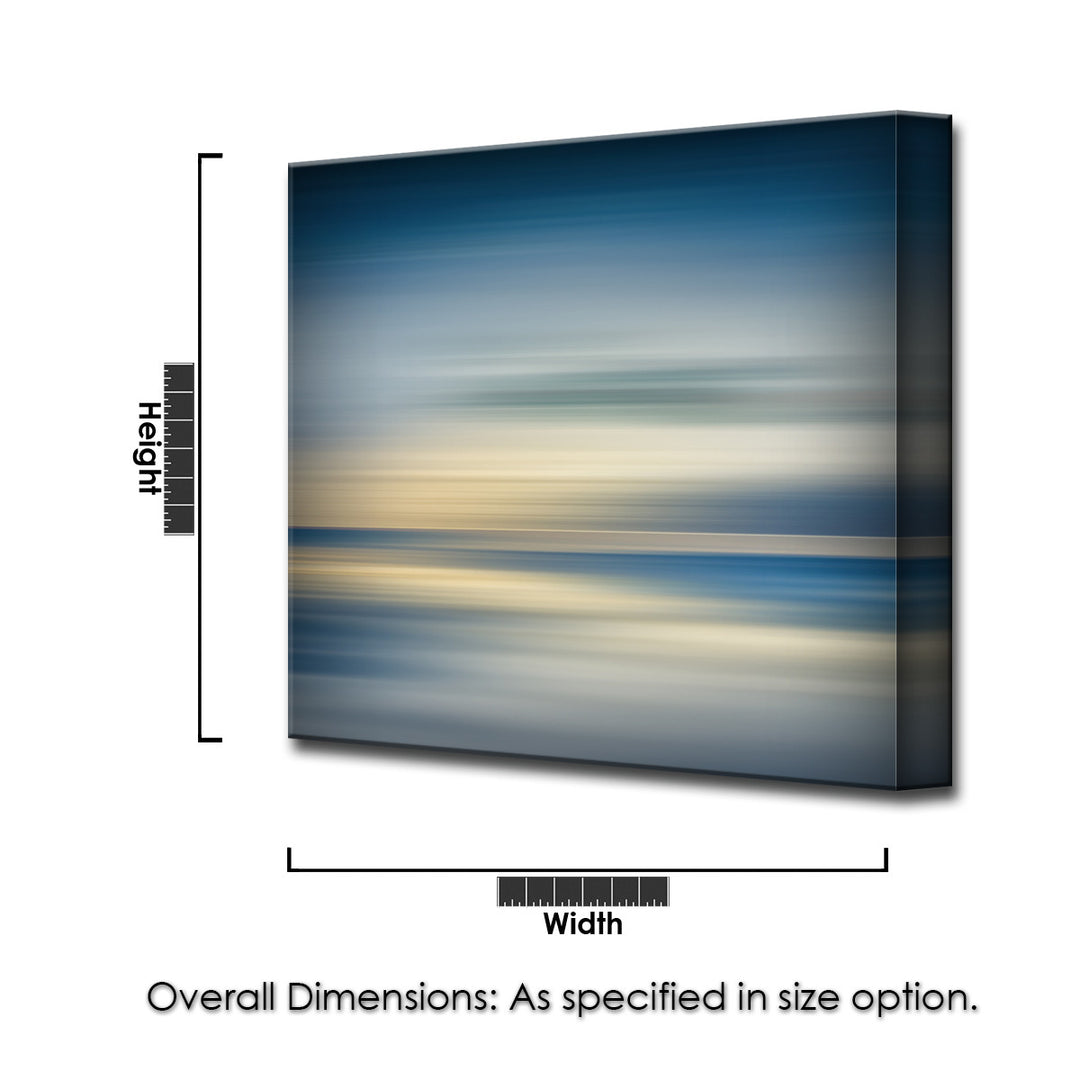 Blur Stripes I' Wrapped Canvas Wall Art