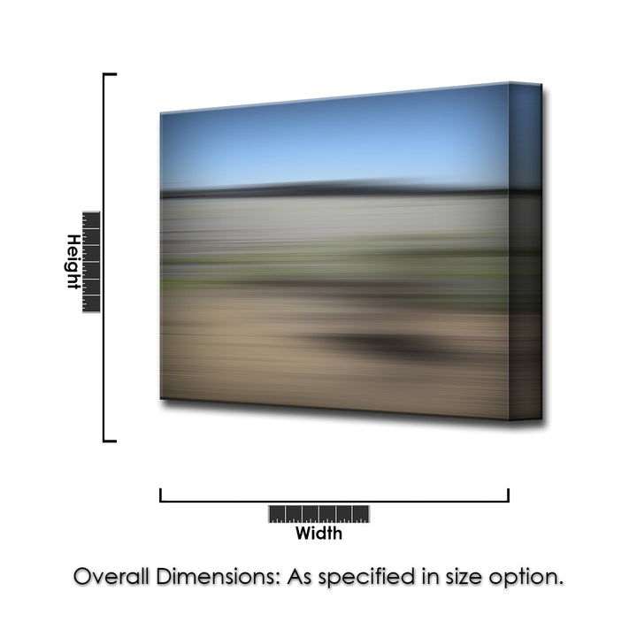 Blur Stripes XX' Wrapped Canvas Wall Art