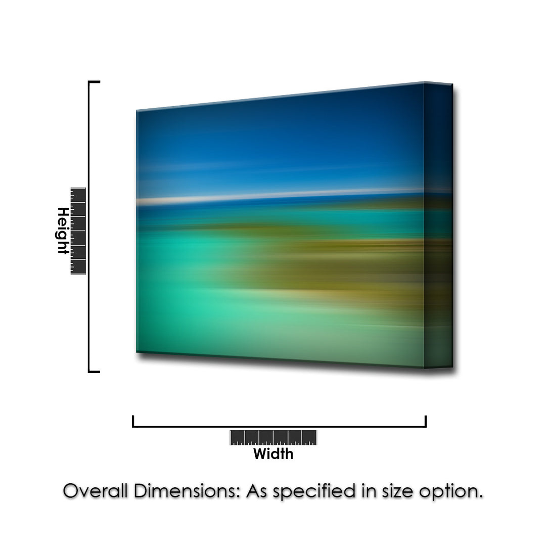 Blur Stripes XXI' Wrapped Canvas Wall Art