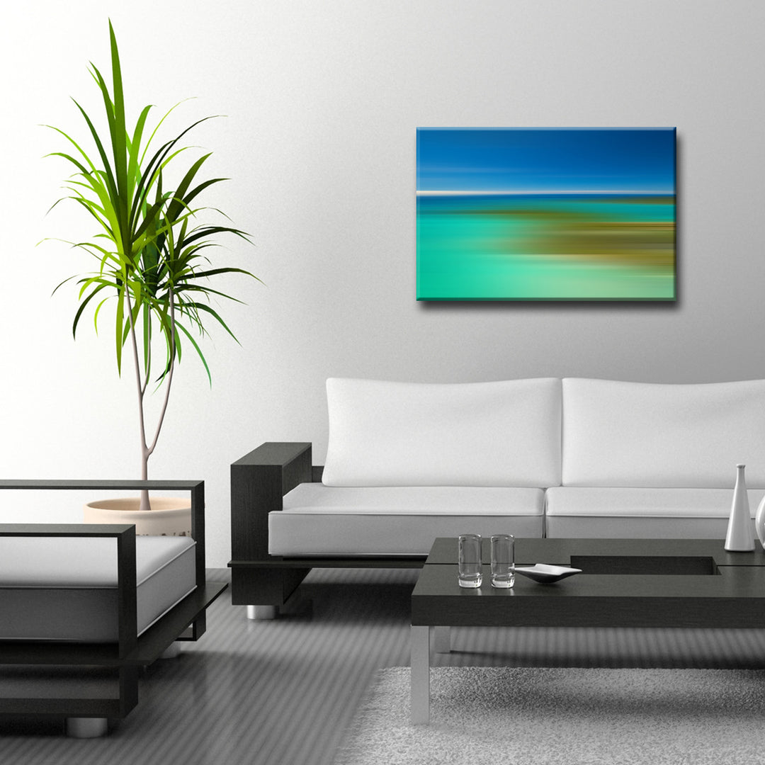 Blur Stripes XXI' Wrapped Canvas Wall Art