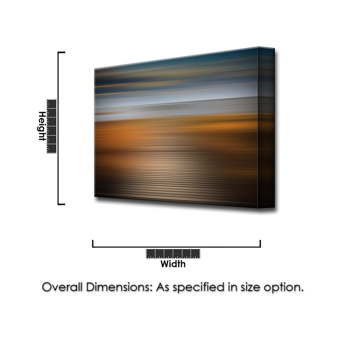 Blur Stripes XXIV' Wrapped Canvas Wall Art