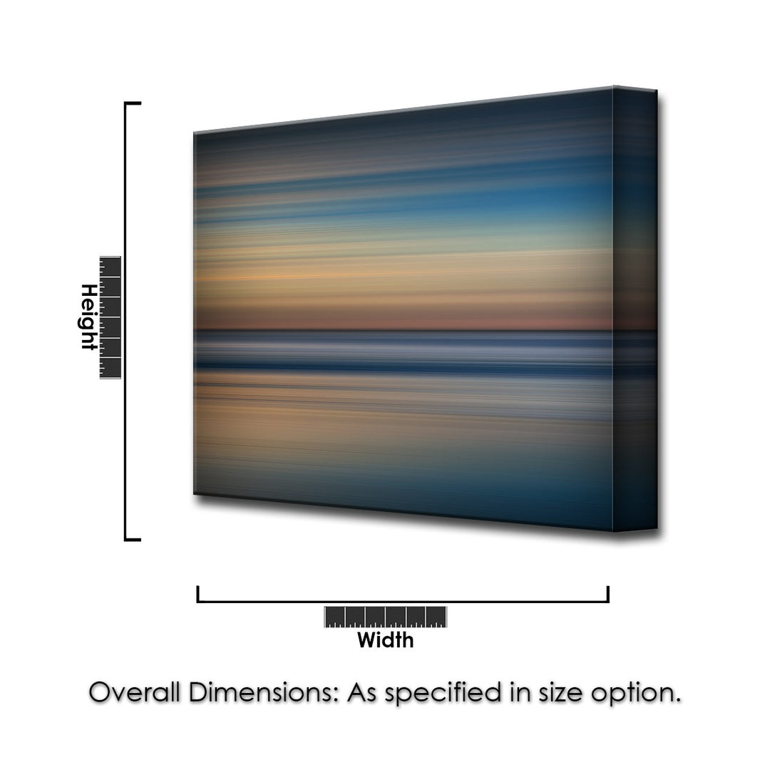 Blur Stripes XXIX' Wrapped Canvas Wall Art