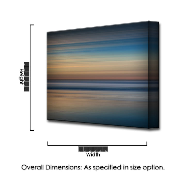 Blur Stripes XXIX' Wrapped Canvas Wall Art