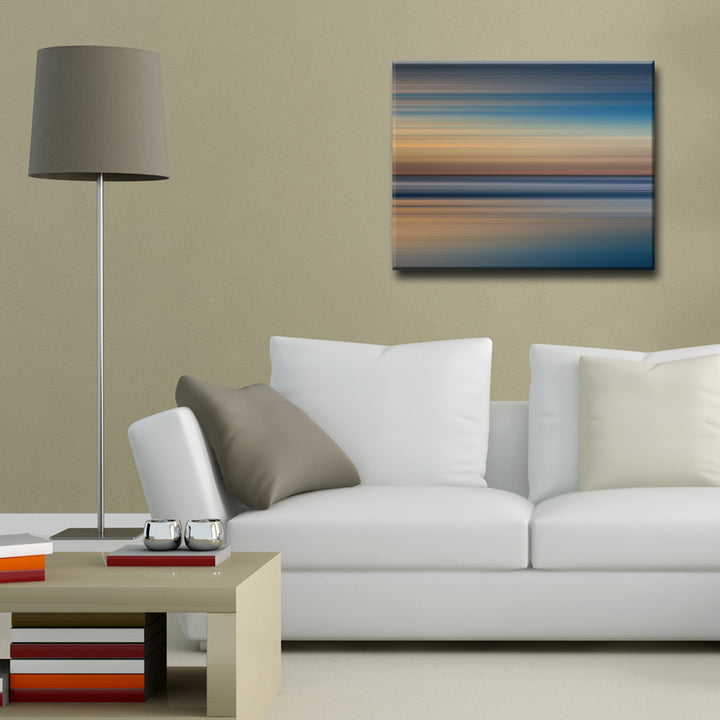 Blur Stripes XXIX' Wrapped Canvas Wall Art