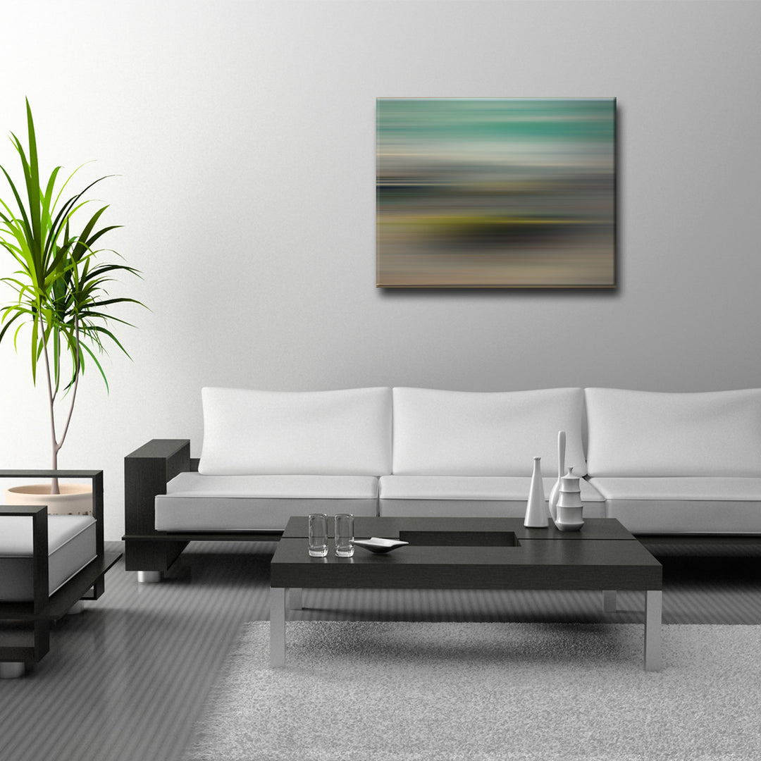 Blur Stripes XXXI' Wrapped Canvas Wall Art