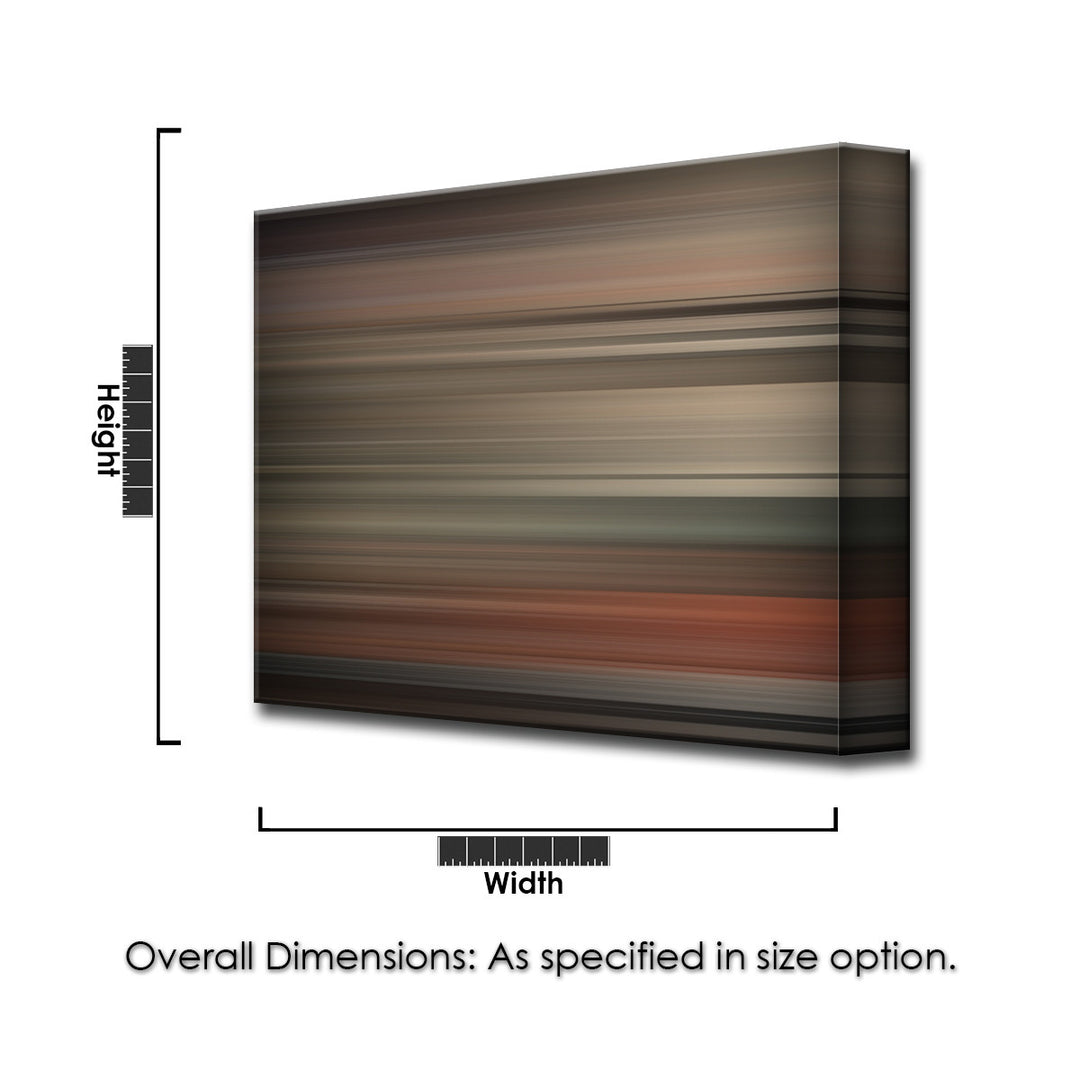 Blur Stripes XXXII' Wrapped Canvas Wall Art