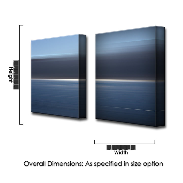 Blur Stripes XXXIII' 2 Piece Wrapped Canvas Wall Art Set