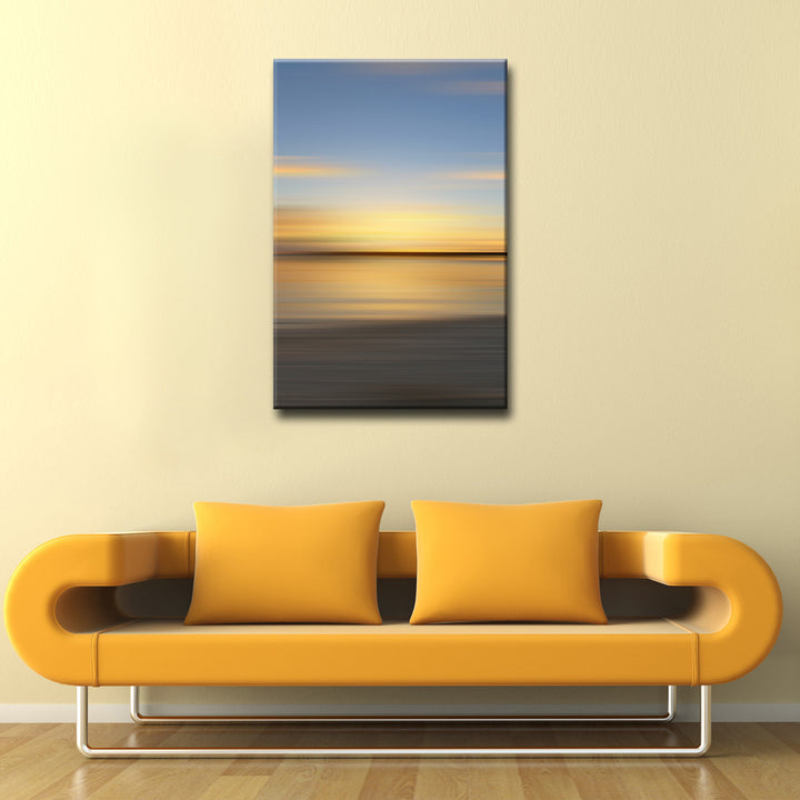 Blur Stripes XXXIV' Wrapped Canvas Wall Art