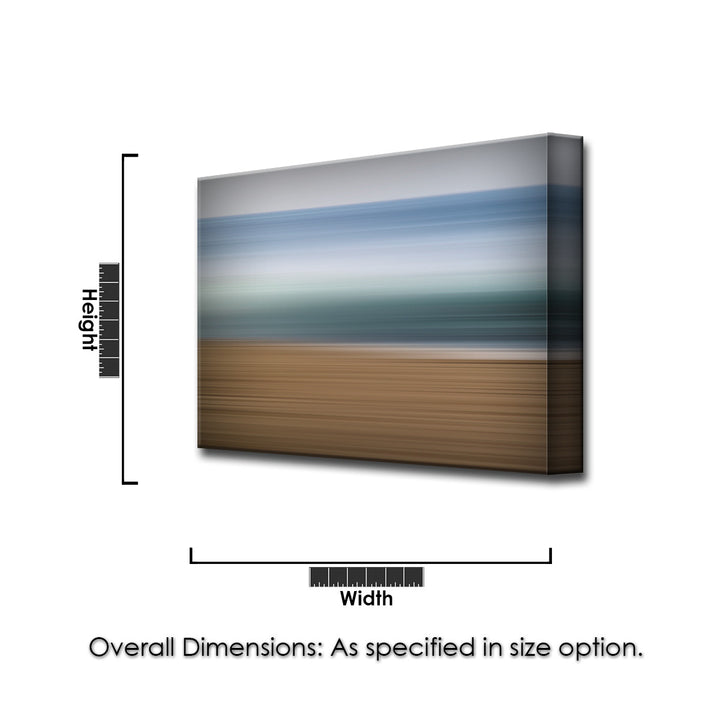 Blur Stripes XXXVII' Wrapped Canvas Wall Art