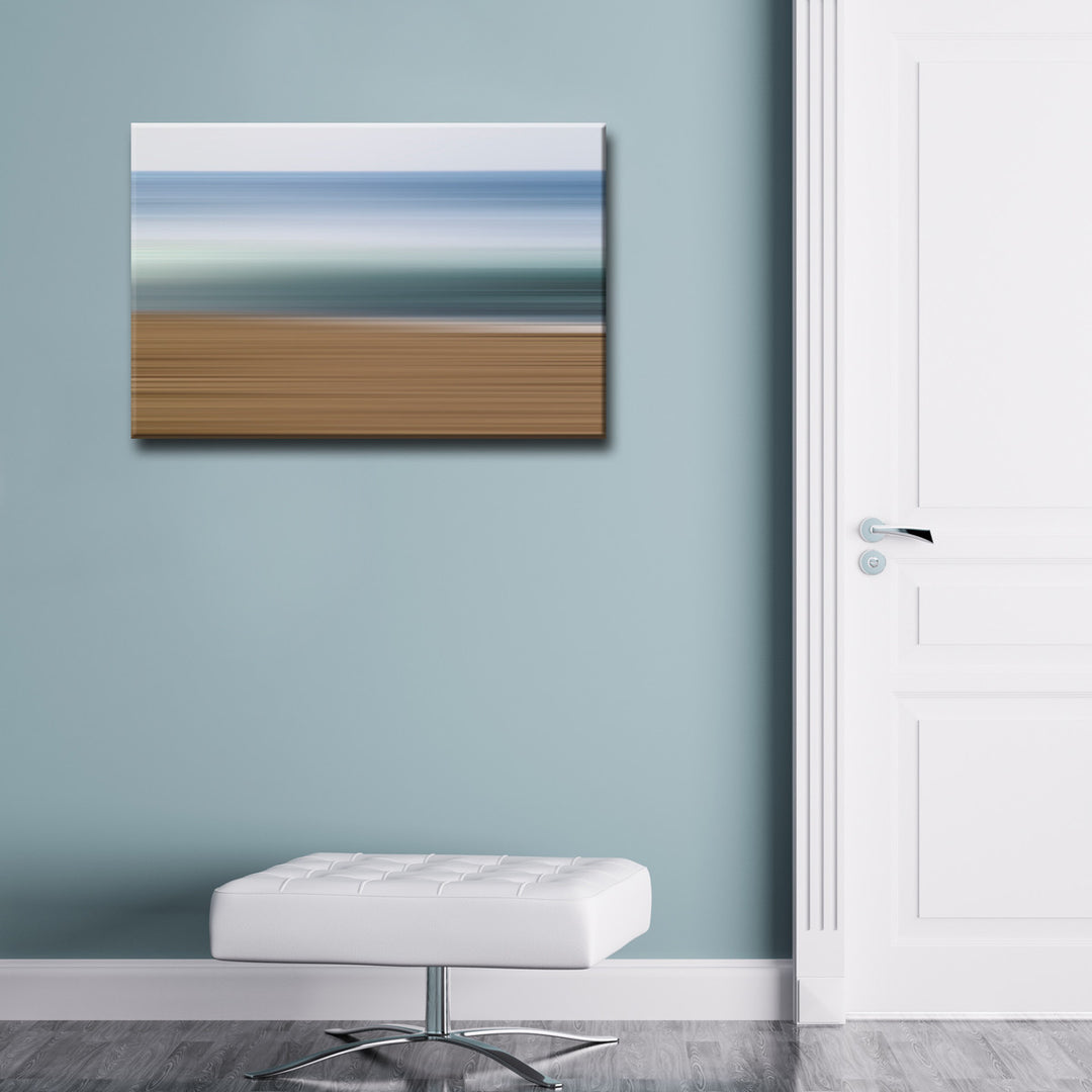 Blur Stripes XXXVII' Wrapped Canvas Wall Art