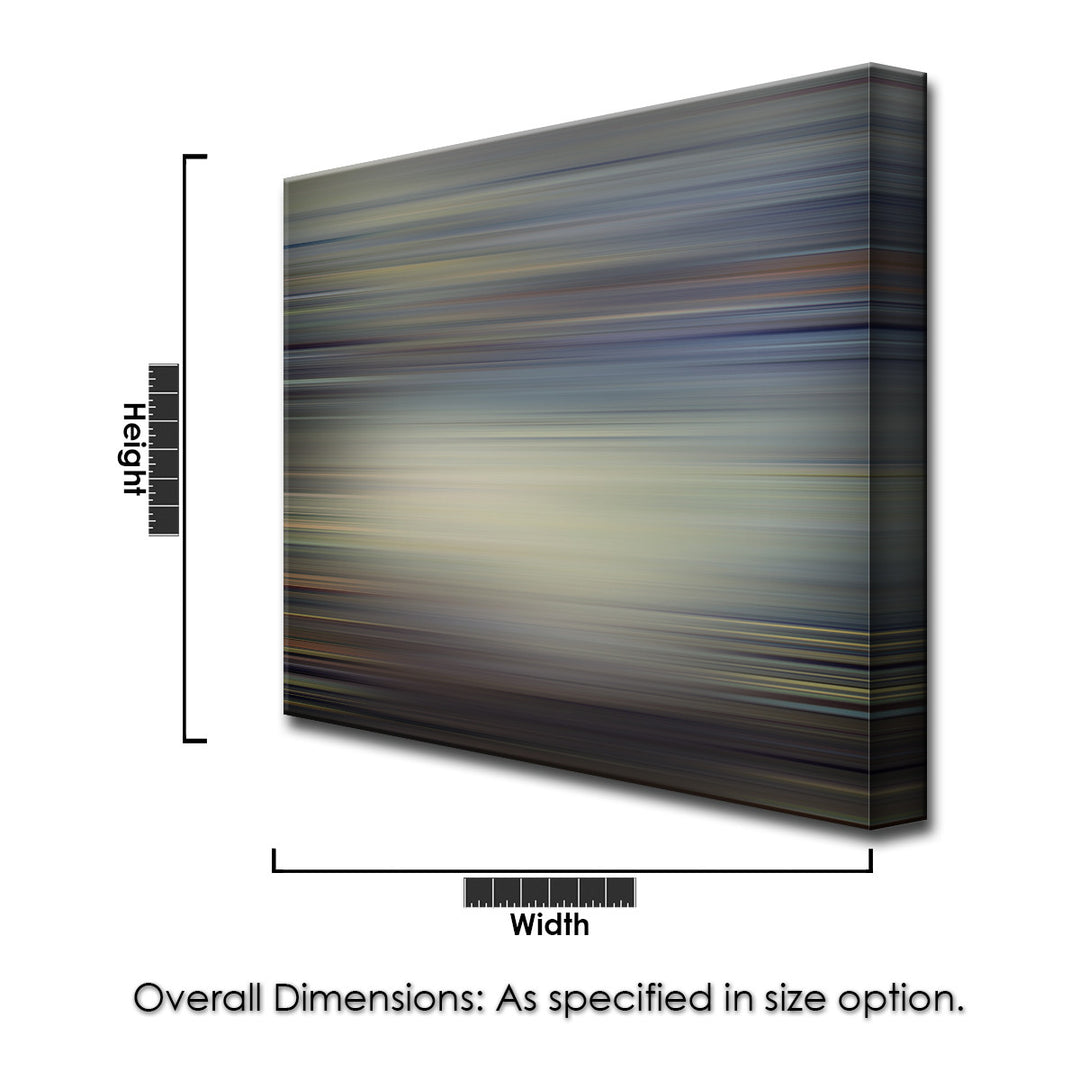 Blur Stripes III' Wrapped Canvas Wall Art
