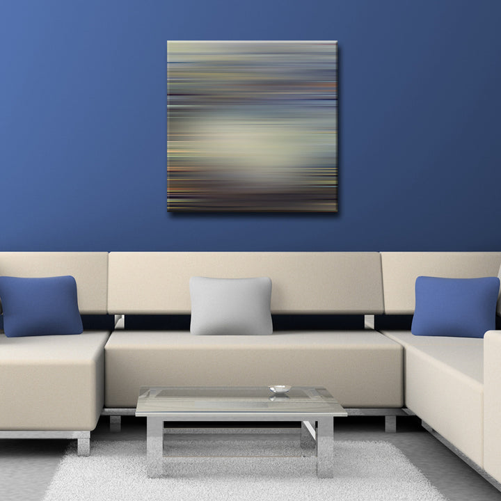 Blur Stripes III' Wrapped Canvas Wall Art