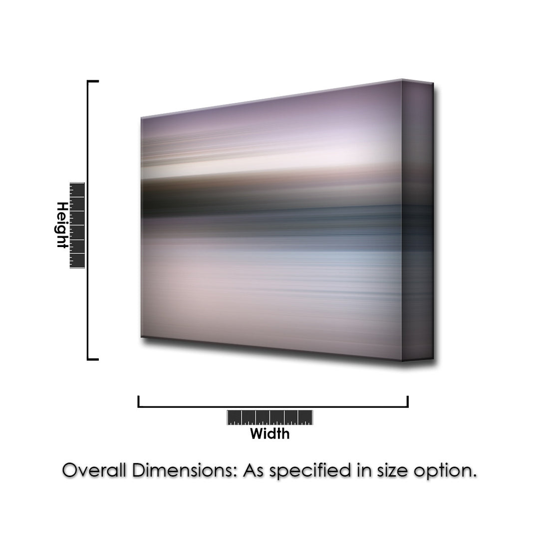 Blur Stripes XLII' Wrapped Canvas Wall Art