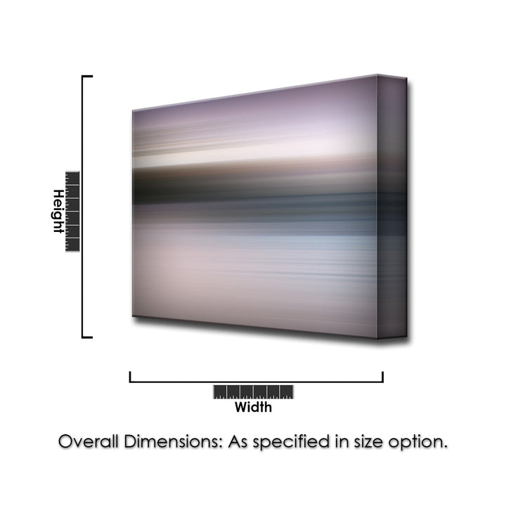 Blur Stripes XLII' Wrapped Canvas Wall Art
