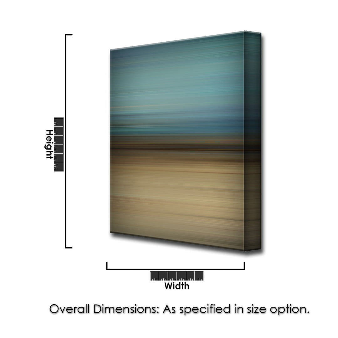 Blur Stripes XLVIII' Wrapped Canvas Wall Art