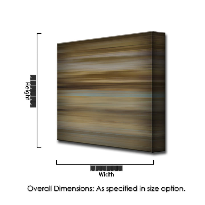 Blur Stripes XLIX' Wrapped Canvas Wall Art