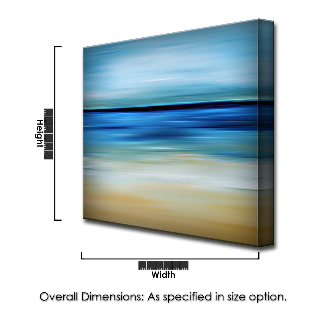 Blur Stripes IV' Wrapped Canvas Wall Art