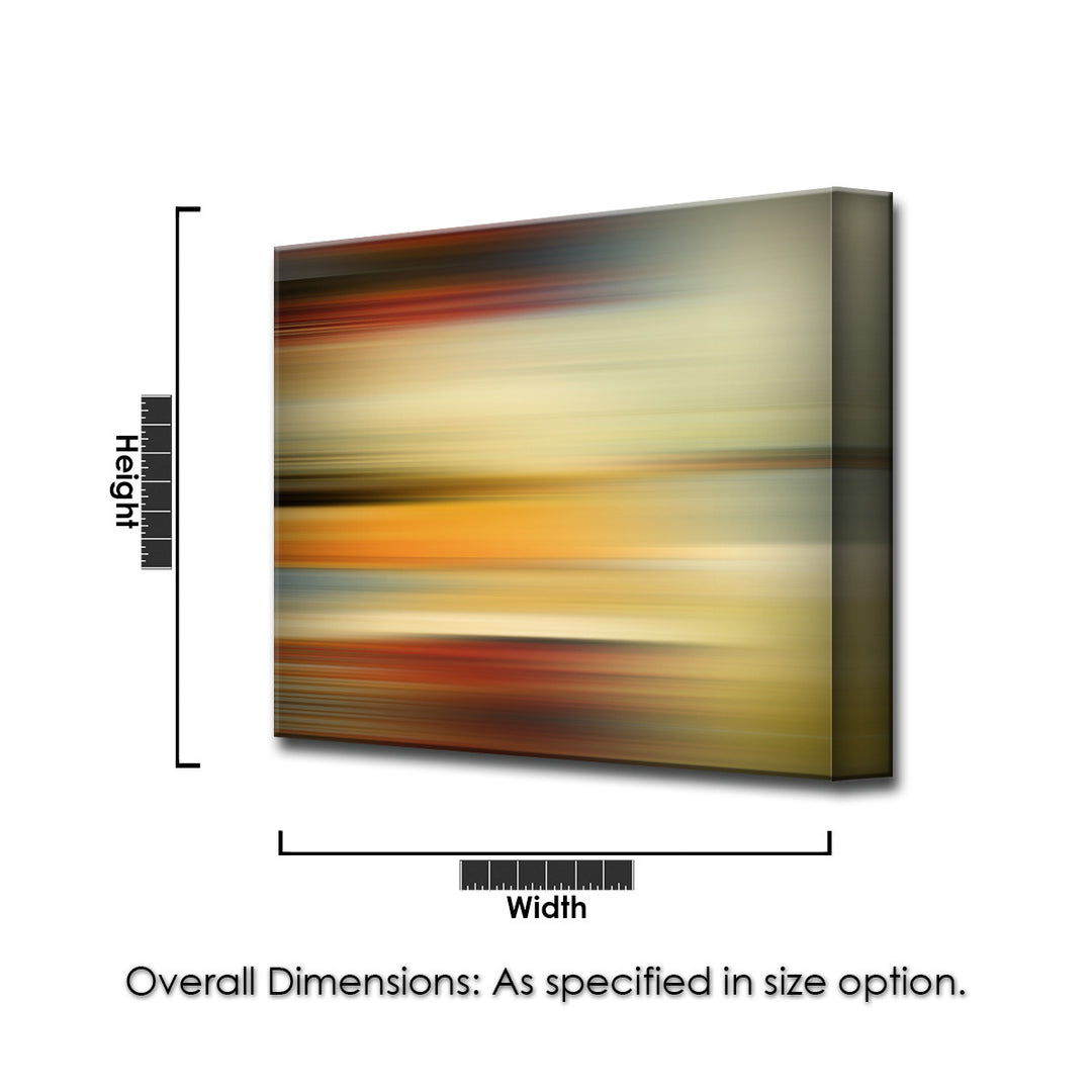 Blur Stripes L' Wrapped Canvas Wall Art