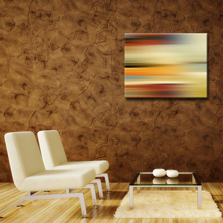 Blur Stripes L' Wrapped Canvas Wall Art