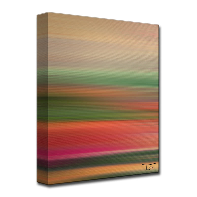 Blur Stripes LI' Wrapped Canvas Wall Art