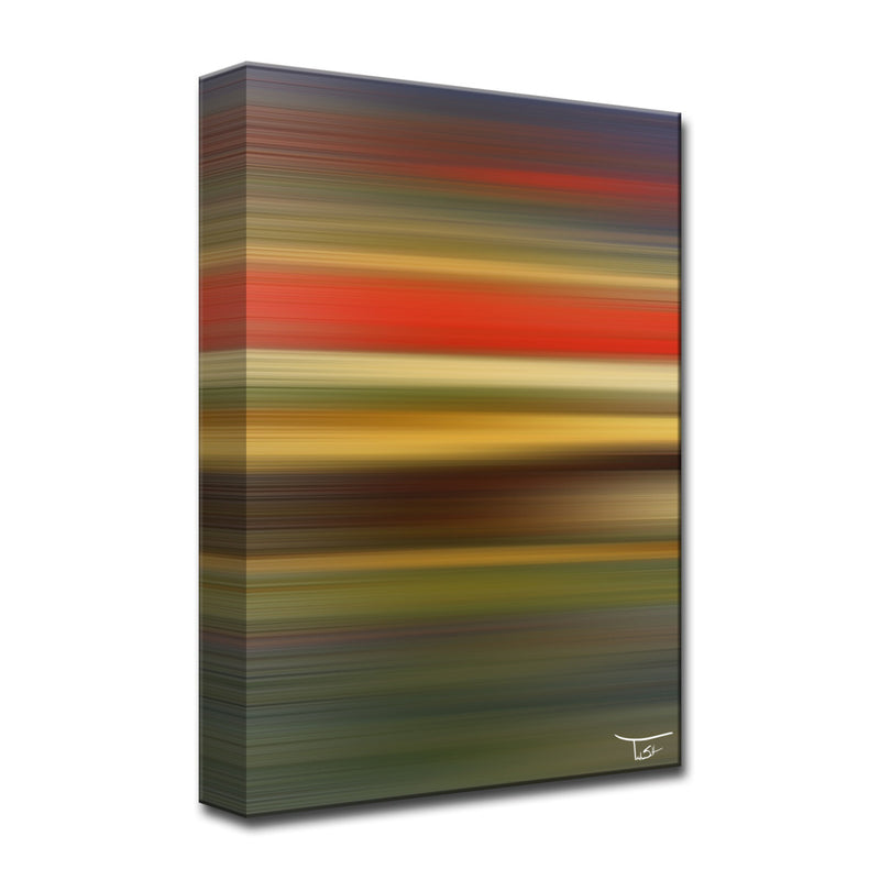 Blur Stripes LV' Wrapped Canvas Wall Art